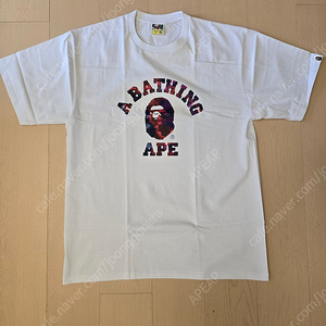 (미개봉&신품&일본직구) 베이프 BAPE COLOR CAMO CRAZY COLLEGE TEE WHITE 2XL