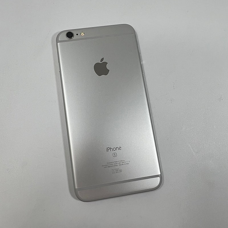 외관깨끗 아이폰6S+ 6S플러스 실버 16기가 희귀폰 큰화면 레트로 9.5만 판매합니다.