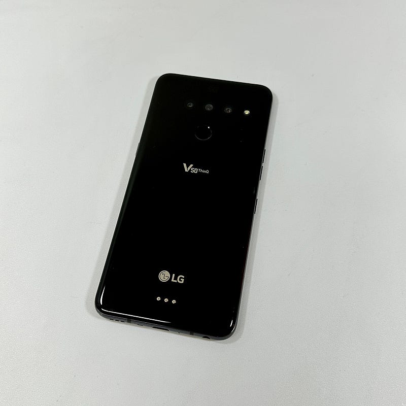 LG폰 음향좋은폰 ] LG V50 블랙 128기가 단종모델 8.5만원 판매해요