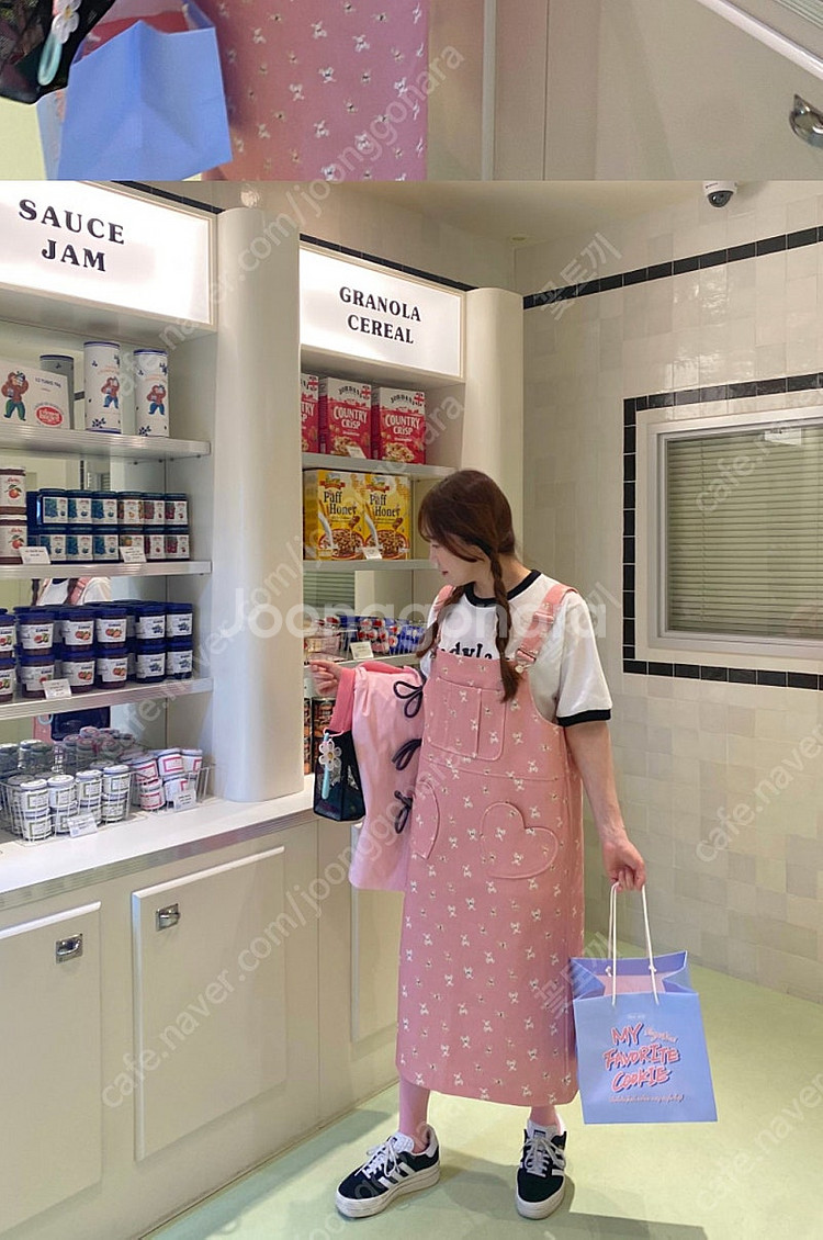 토곰이 하트포켓 H라인 멜빵원피스(레이디레이디 세컨케이...--2