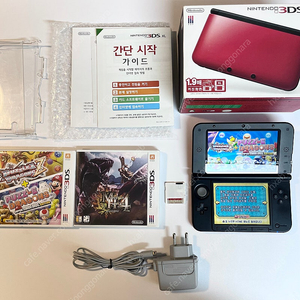 닌텐도 3dsxl 레드 박스셋+게임다수