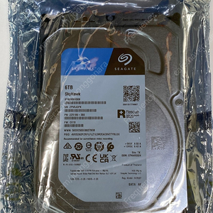 Seagate 6TB NAS CCTV HDD 6테라하드