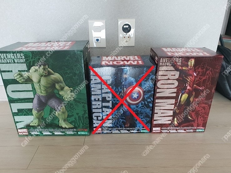 ARTFX 1/10 marvel now 헐크 & 아이언맨 판매합니다.