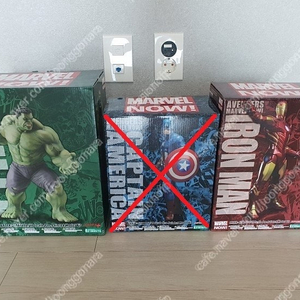 ARTFX 1/10 marvel now 헐크 & 아이언맨 판매합니다.