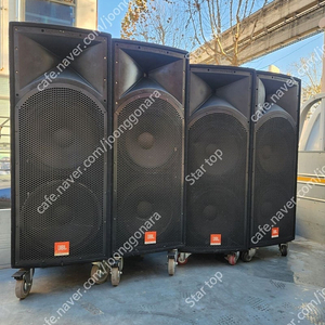 서윈베가 15인치 떠블스피커 총4통 미제브랜드통당1000w