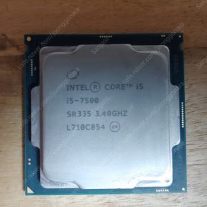 인텔 i5 7500 CPU + 정품쿨러 판매합니다.