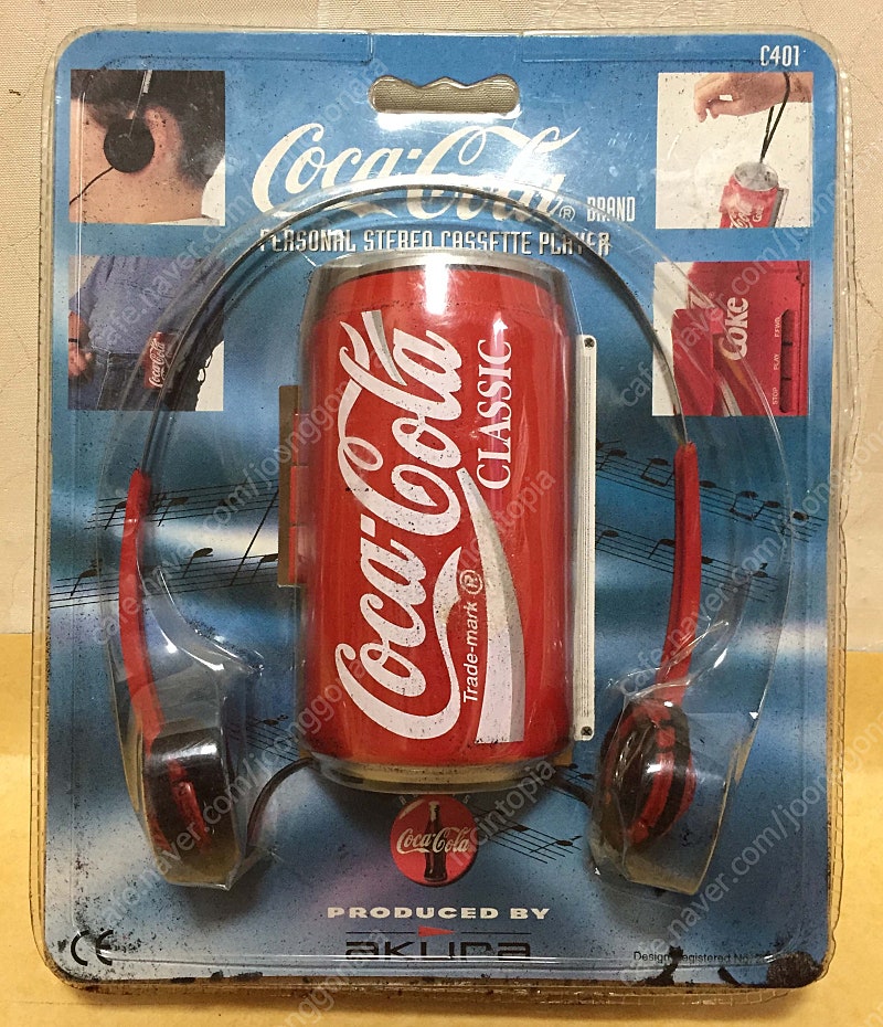 코카 콜라 캔모양 카세트 테이프 플레이어 워크맨 마이마이 coca cola cassette player