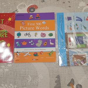 초급 유아 학습 영어 책 ( 북레벨 1 정도 ) 단어책 단어 포스터 팝니다