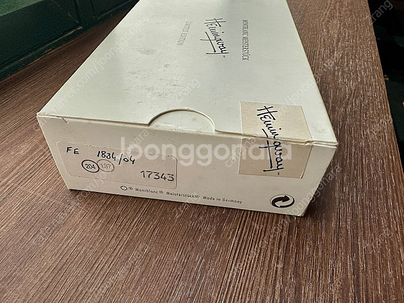몽블랑 만년필 헤밍웨이 F (신품)--0