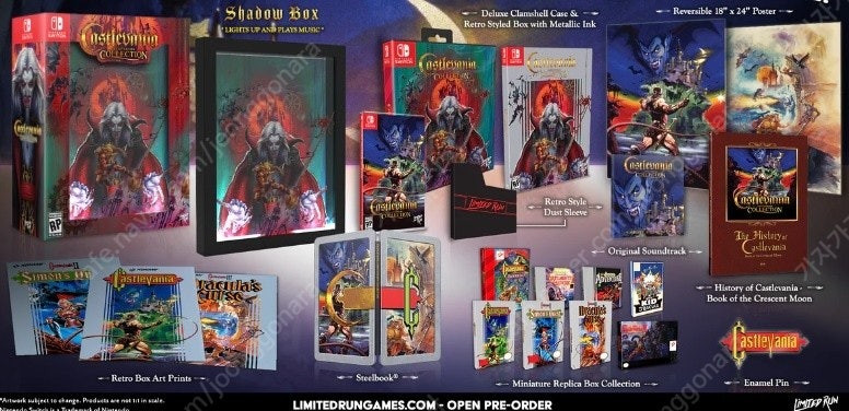 닌텐도스위치 리미티드런 게임즈 캐슬베니아 애니버셔리 얼티메이트 에디션 판매합니다 ​--1