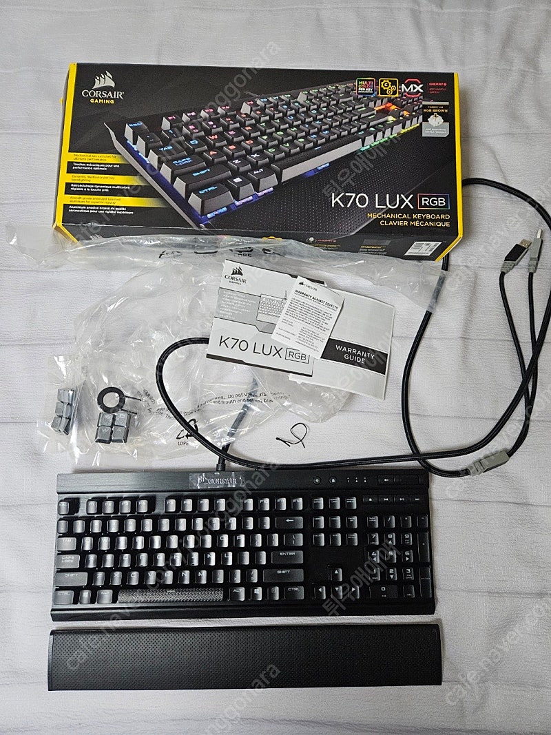 커세어 K70 LUX RGB 체리 갈축 기계식 키보드