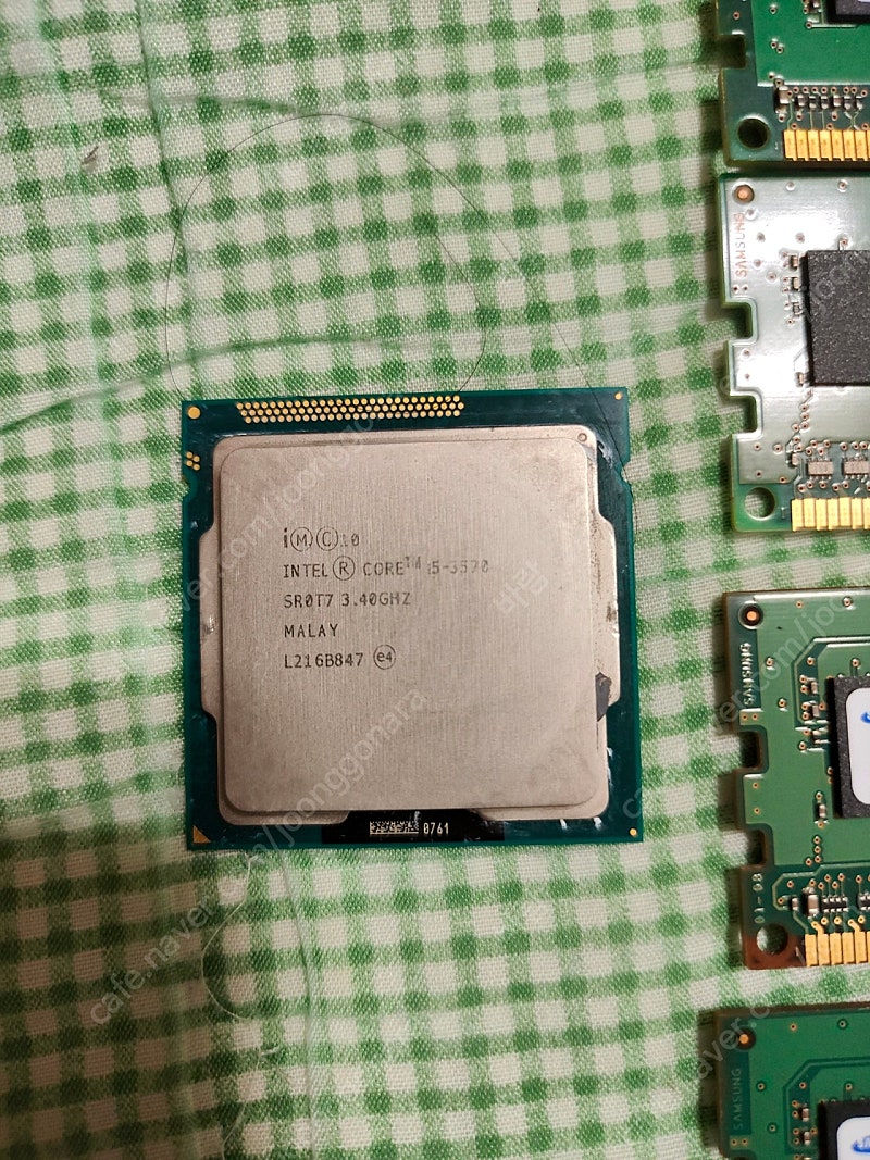i5 3570 및 DDR3 4g 2개 메모리