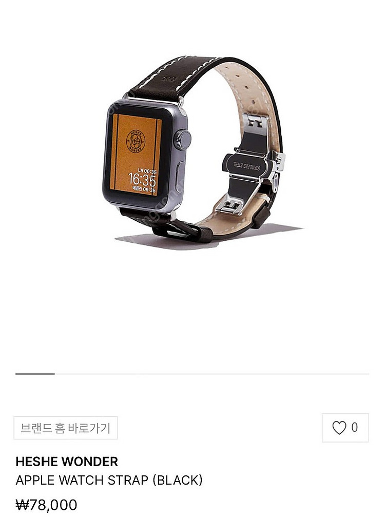 HESHE WONDER 애플 가죽스트랩 41(38,40...--0