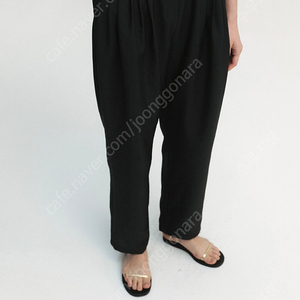 문달 Harbor Pants in Black S사이즈 새상품 판매