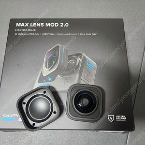 고프로 12 GoPro12 맥스 렌즈 모듈 2.0 팝니다.