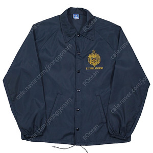 [L] 1980s USA Champion Nylon Coach Jacket - U.S Naval Academy 챔피온 나일론 코치 자켓 80년대 빈티지 미국생산 미해군사관학교