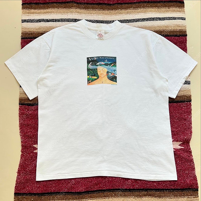 [XL] 1993 USA Billy Joel ‘River of Dreams’ World Tour T-Shirt 빌리 조엘 월드투어 빈티지 티셔츠 수소봉제 90년대 미국생산 90s