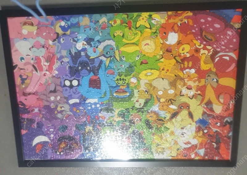 포켓몬퍼즐 액자포함1000pcs 판매 무료배송 사이즈55X77