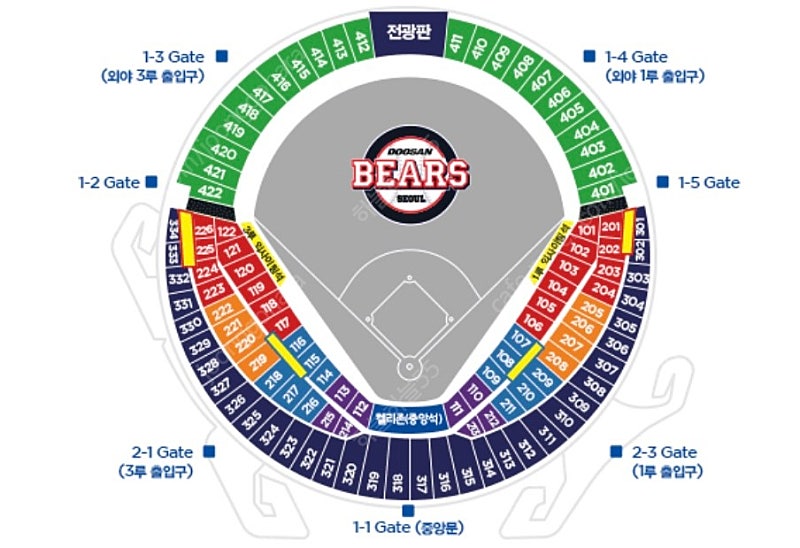 7월13일 토요일 잠실 삼성라이온즈 3루 블루석 2연석