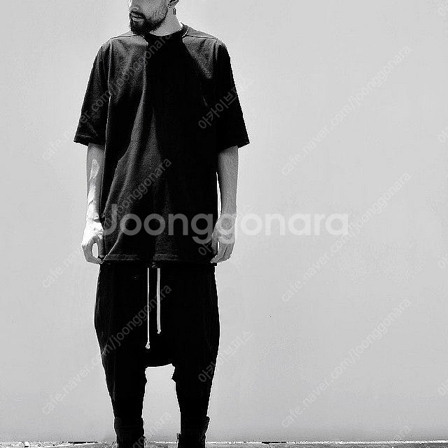 릭오웬스 15ss 머스타드 반팔 티셔츠--0
