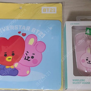 방탄 라인프렌즈 BT21 무선마우스 베이비 쿠키 양도