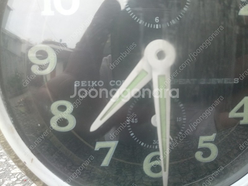 빈티지 일제 세이코 SEIKO 태엽식 알람 탁상시계 판...--1