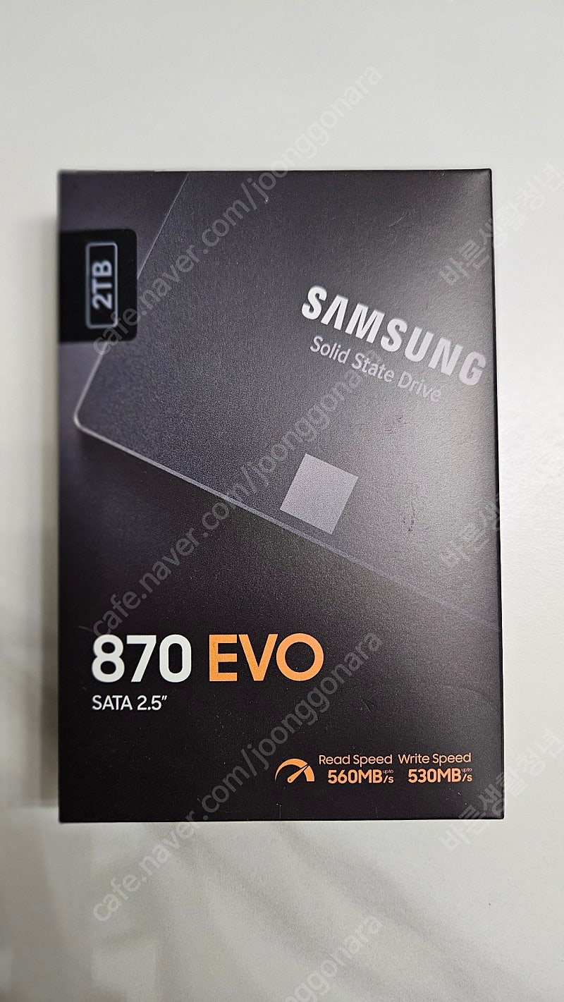 (미개봉 새상품)삼성 EVO870 SATA SSD 2TB
