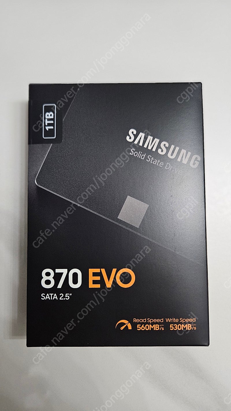 (미개봉 새상품) 삼성 EVO870 SATA SSD 1TB