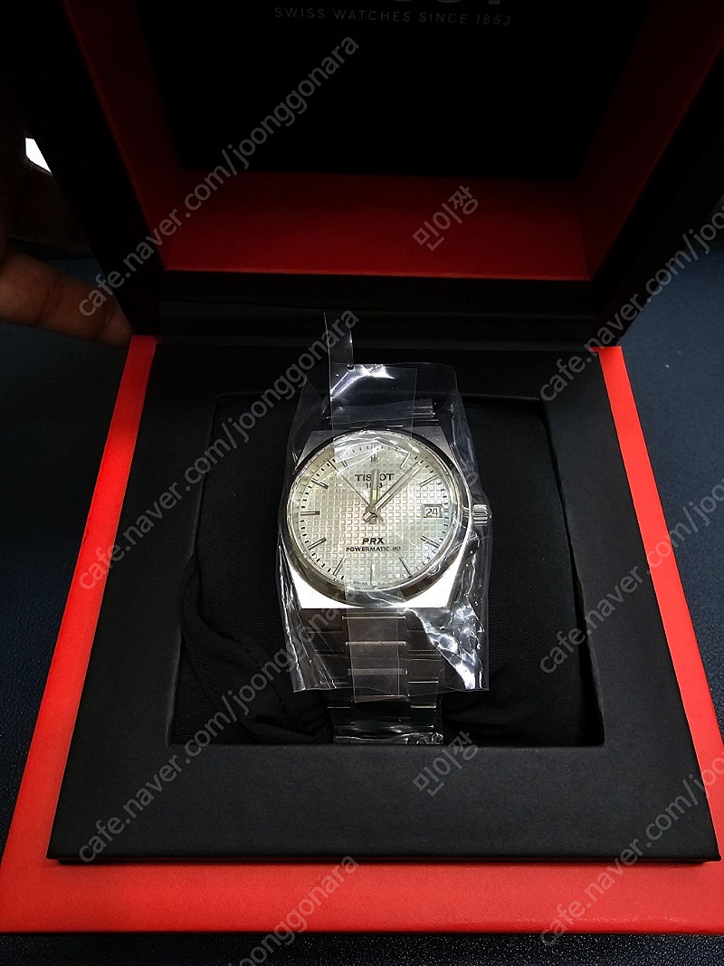 Tissot prx35 화이트 마더오브펄(새상품) 판매합니다.