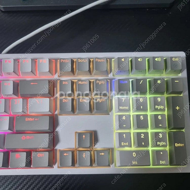 키보드 COX 엠프리스 RGB PBT 완전방수 무접점 ...--0