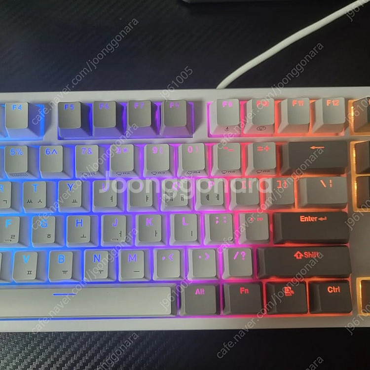 키보드 COX 엠프리스 RGB PBT 완전방수 무접점 ...--1