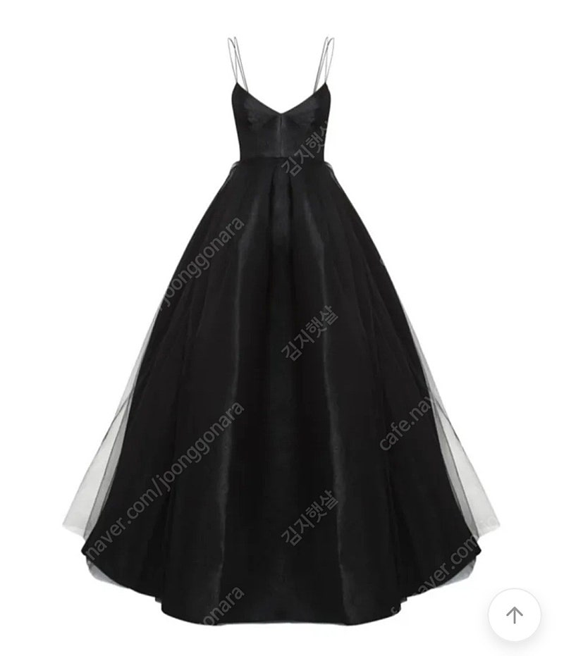 셀프웨딩, 웨딩촬영용 블랙 드레스 팝니다(XL 사이즈)