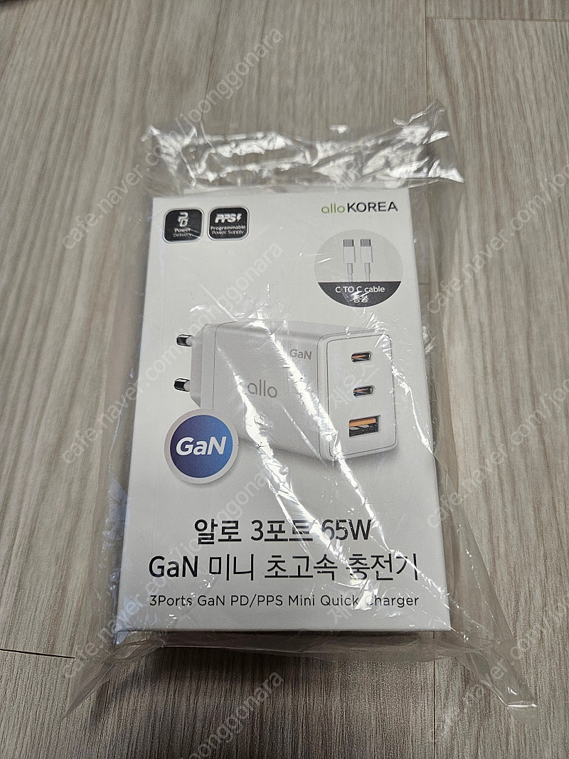 알로코리아 3포트 65W GaN 충전기(미개봉)