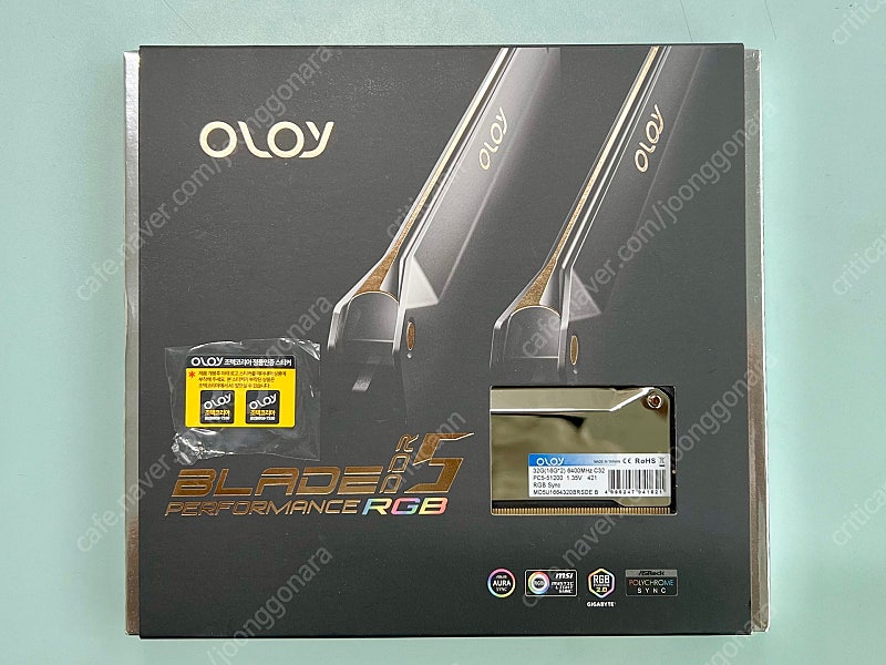 [ RAM ] Oloy DDR5-6400 CL32 RGB 16GBx2