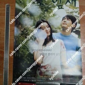 판매]대형 영화 포스터 1종 15만-박정철,최유정의 잎새 포스터 1종
