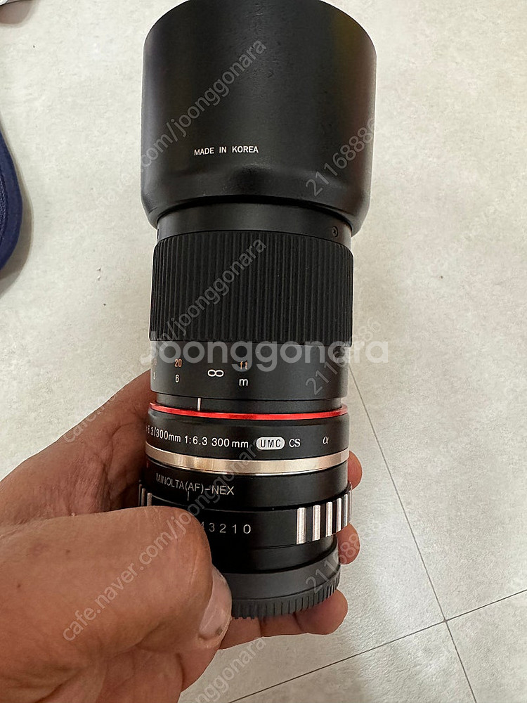 삼양 300mm f6.3 MF 반사렌즈 팝니다. 소니 ...--1