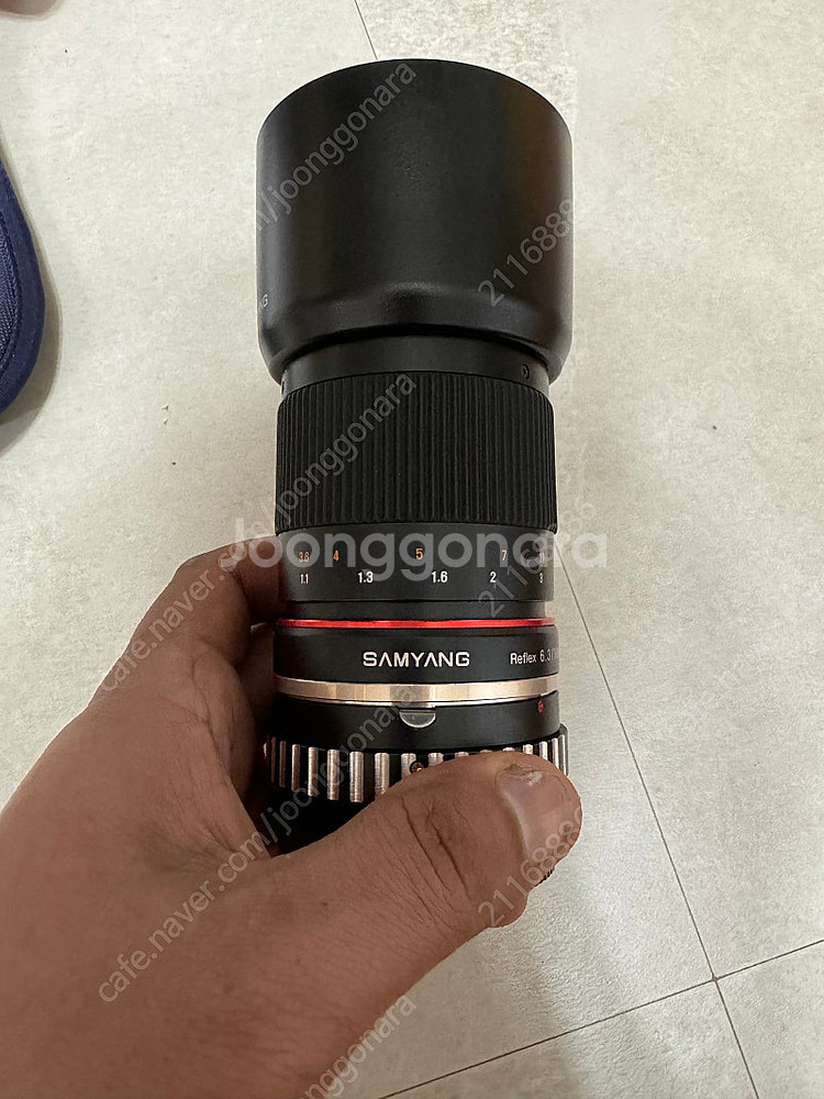 삼양 300mm f6.3 MF 반사렌즈 팝니다. 소니 ...--2