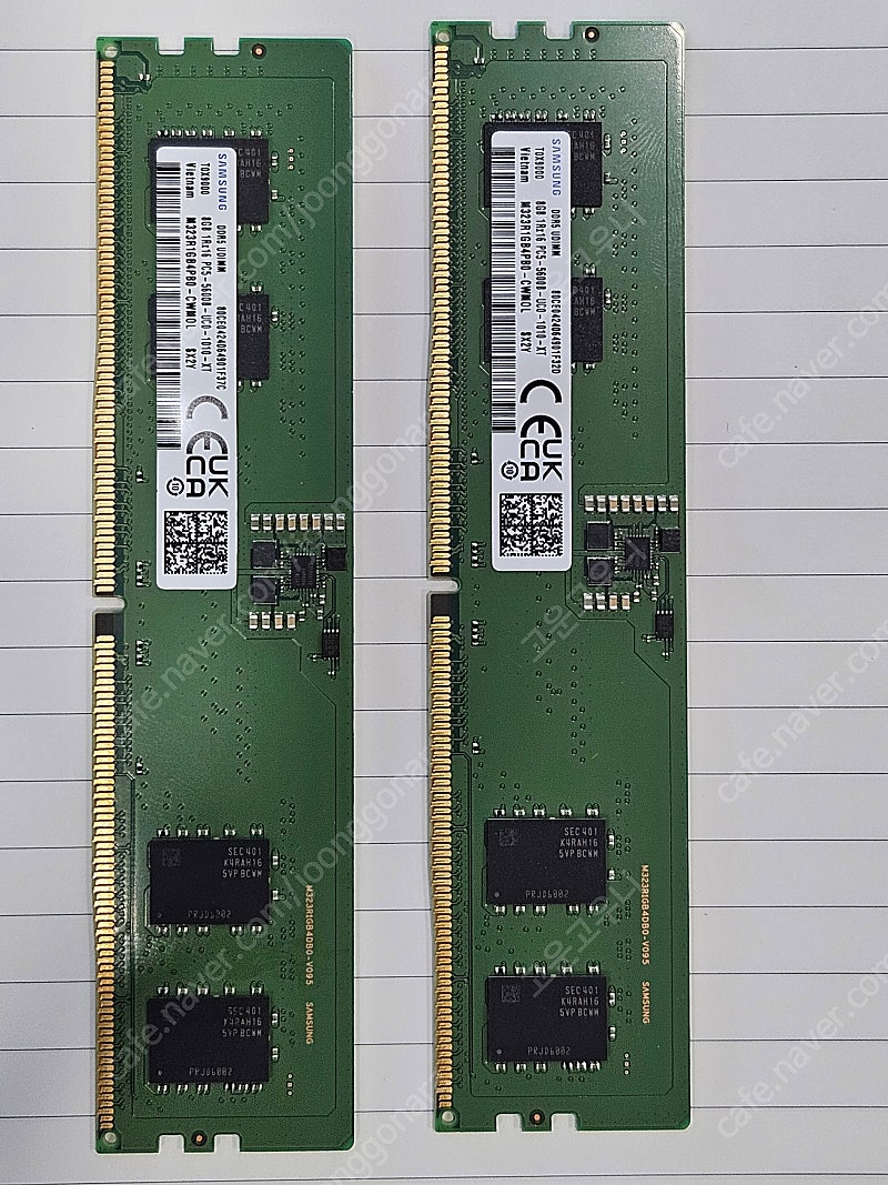 삼성전자 DDR5-5600 (8GB) 2개 택포 5만원