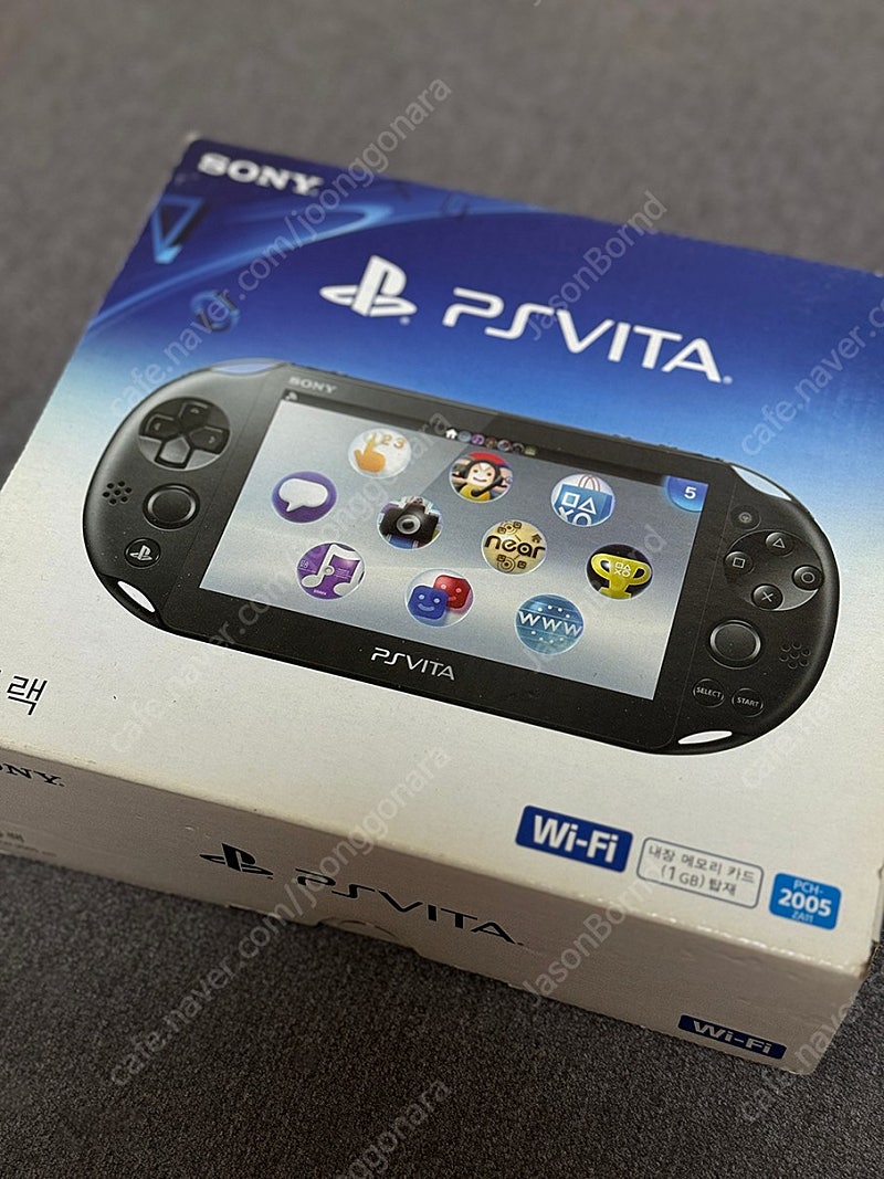 PS Vita 2세대 블랙 정발 + xx 128기가 판매합니다