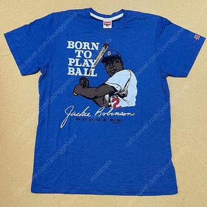 재키 로빈슨 반팔 티셔츠 jackie robinson born to paly ball brooklyn dodgers t-shirts 브루클린 다져스