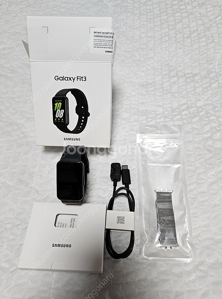 갤럭시 핏3 그레이 + 밀레니즈루프 밴드--0