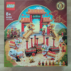 레고 중국전통축제 80104 사자탈춤 misb 판매합니다
