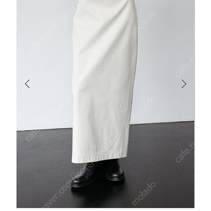 le17septembre 코튼 스트레이트 스커트 COTTON STRAIGHT SKIRT [IVORY] 새상품 르917 le917