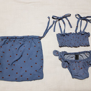 아기비키니수영복(3m) 귀여운아기비키니 에끌레어수영복세트