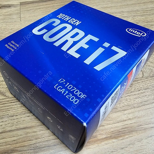 인텔 I7-10700F CPU 풀박스 팝니다