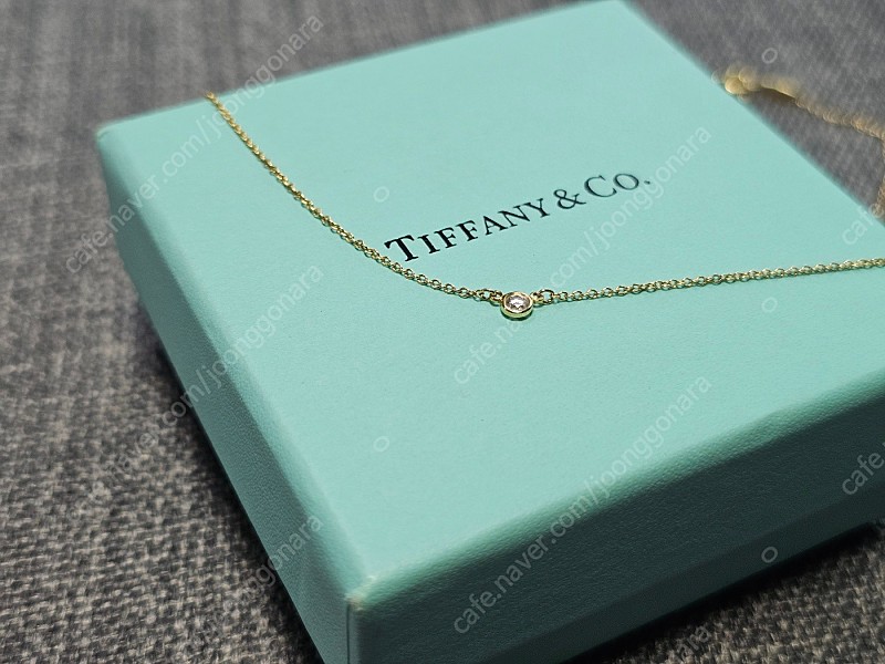 티파니 앤코 싱글 다이아몬드 18K 목걸이 정품