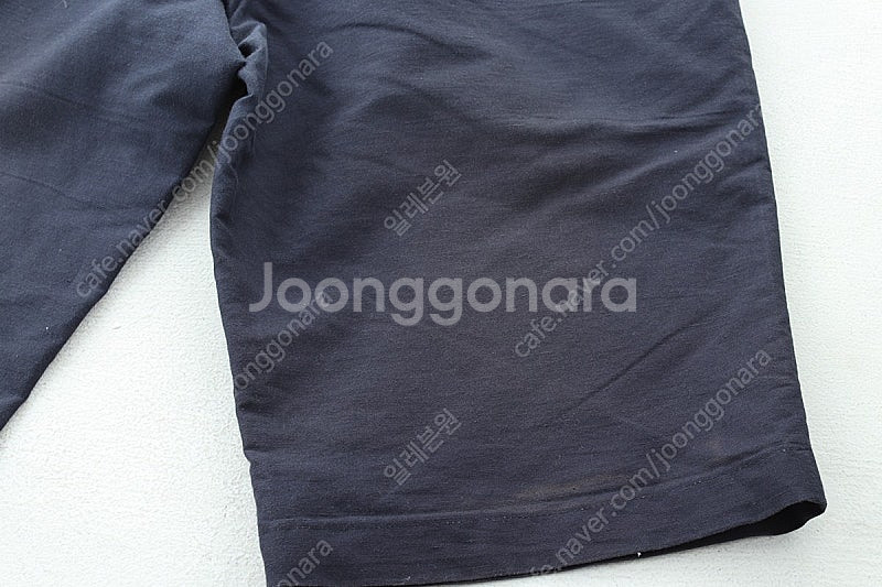 (L) 솔리드옴므 반바지 팬츠 네이비 면 올드스쿨 기본...--4