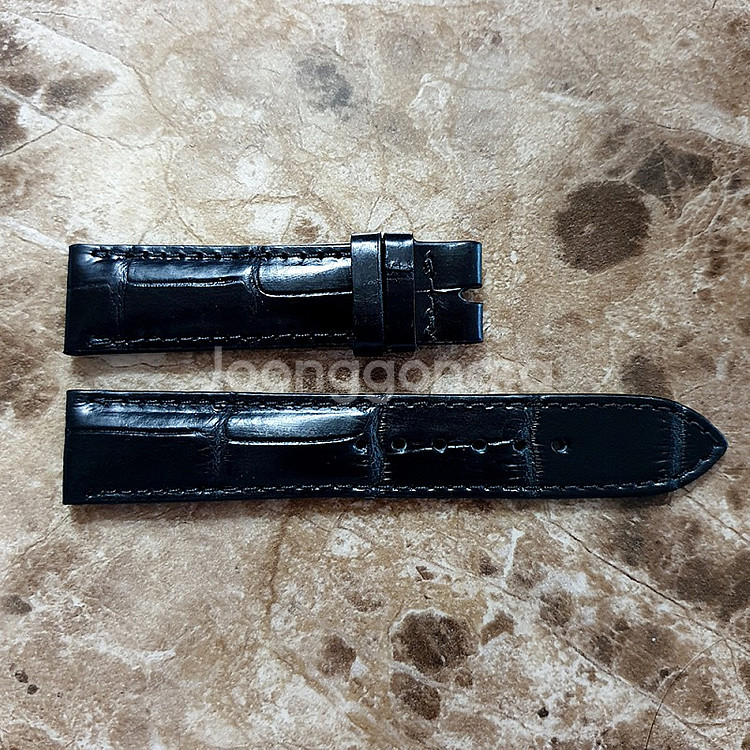 저먼 블랙 BLACK 수제 악어 가죽 남자 여자 스포츠...--2