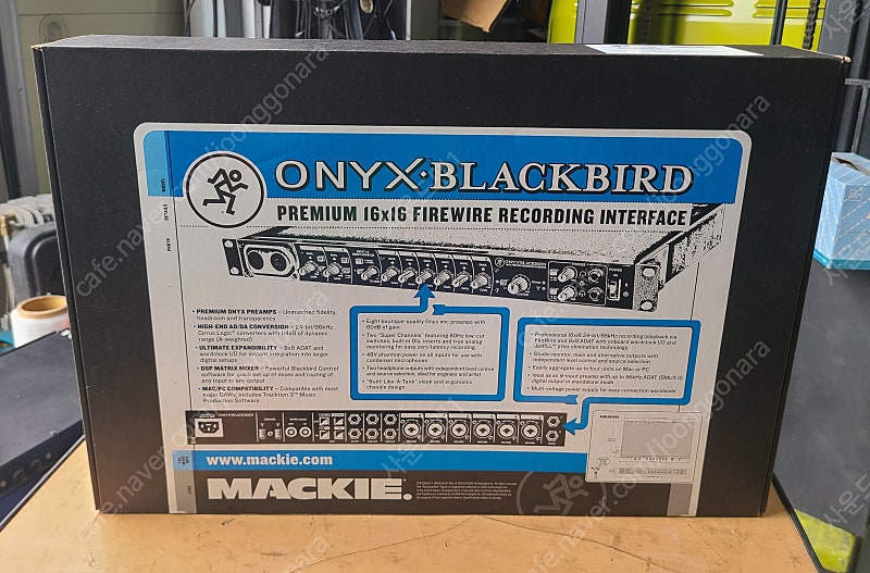 (Mackie)맥키 Onyx BLACKBIRD 오닉스 블랙버드 오디오 인터페이스 미개봉신품