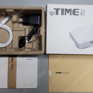 IPTIME T5004 유선공유기 단순개봉
